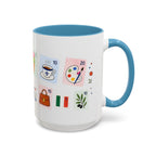 Florence Coffee Mug | Postage Stamp Collage Mug | Travel Souvenir Accent Cup 11oz 15oz