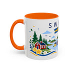 Sweden Coffee Mug | Travel Souvenir Accent Mug | Country Gift Ceramic Cup 11oz 15oz