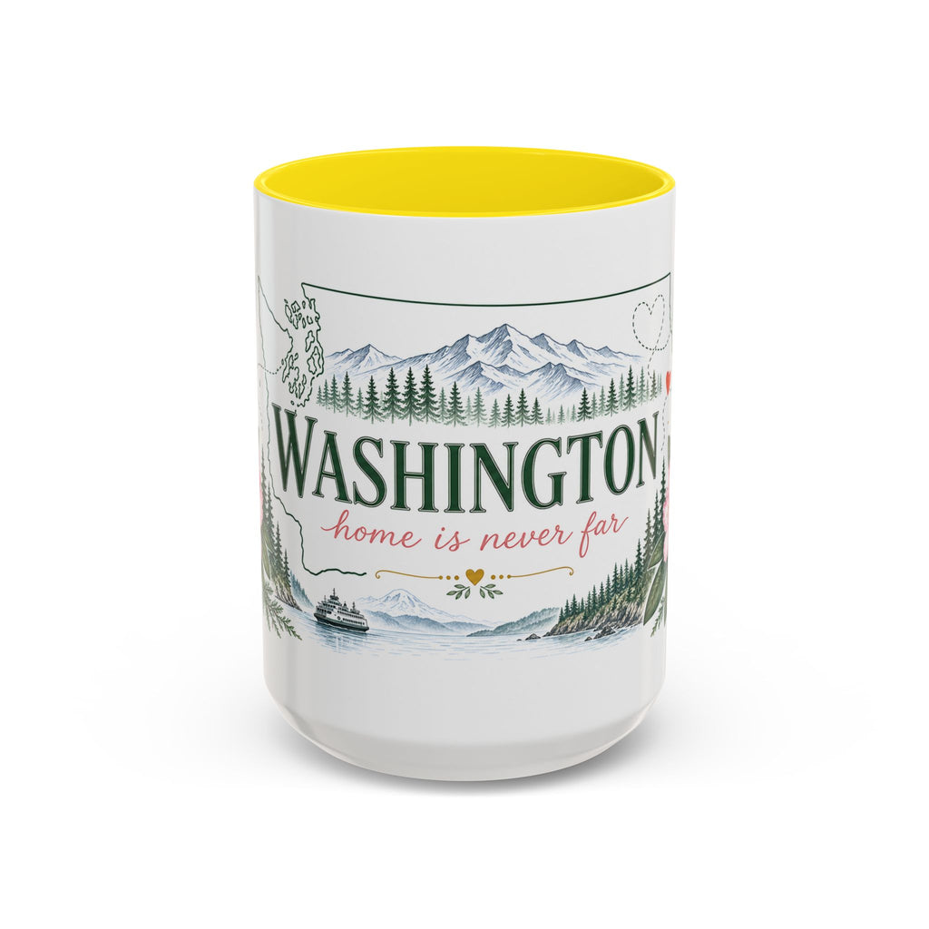 Washington State Map Mug | Moving Away, Homesick, Long Distance Friendship Gift