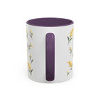 Kentucky Goldenrod Mug, State Flower Floral Coffee Cup, 11oz Botanical Gift
