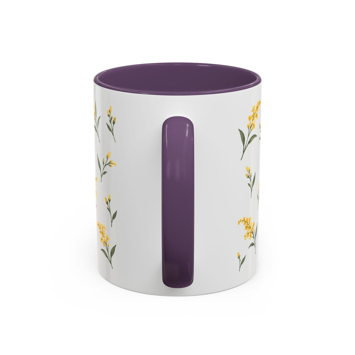 Kentucky Goldenrod Mug, State Flower Floral Coffee Cup, 11oz Botanical Gift