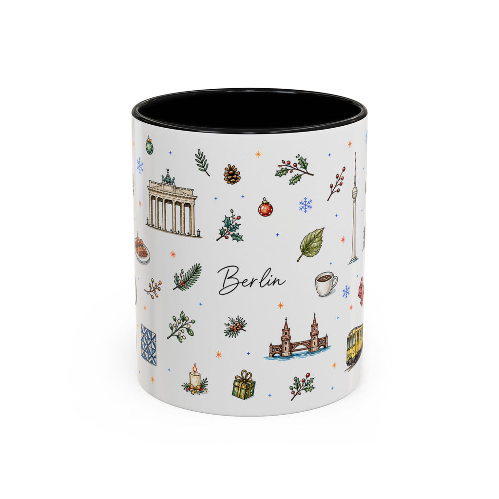 Berlin Christmas Mug | Watercolor City Souvenir, Travel Gift (11oz/15oz)