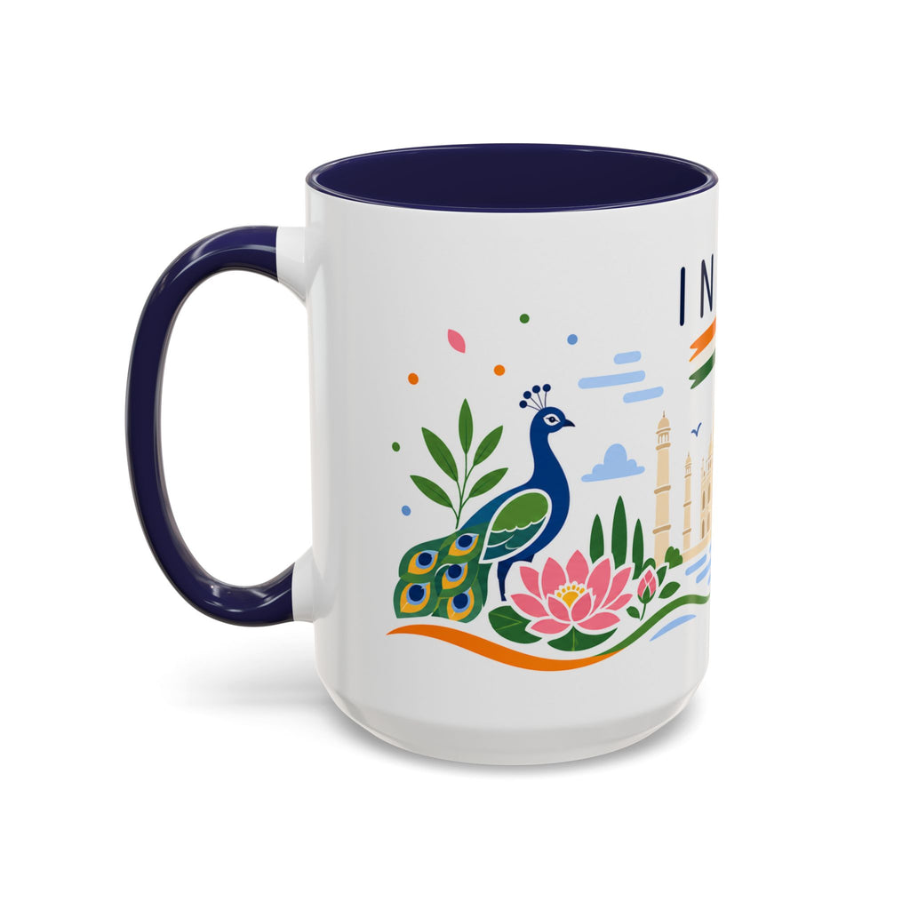 India Coffee Mug | Travel Souvenir Accent Mug | Country Gift Ceramic Cup 11oz 15oz