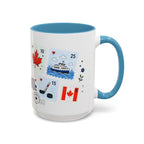 Toronto Coffee Mug | Postage Stamp Collage Mug | Travel Souvenir Accent Cup 11oz 15oz