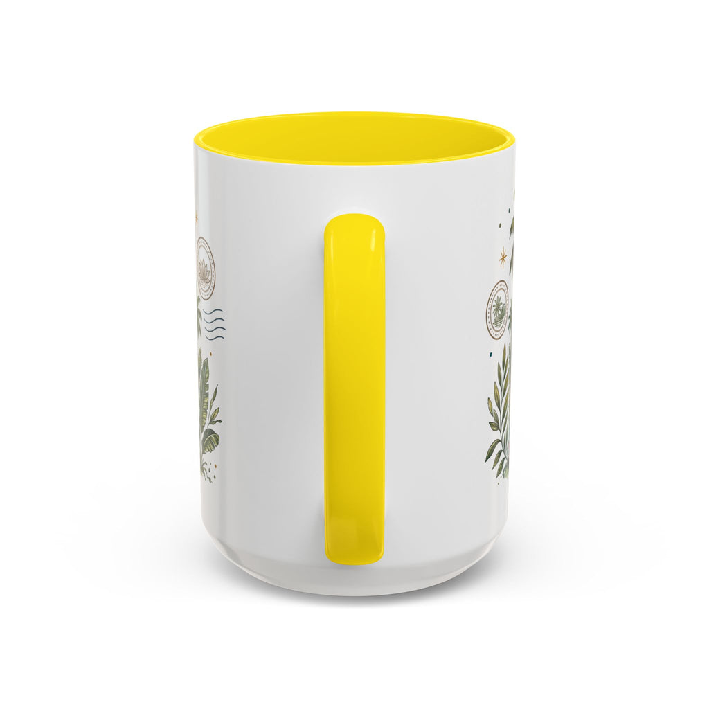 Kerala Backwaters Coffee Mug | Travel Destination Souvenir Gift | Accent Color Ceramic 11oz 15oz
