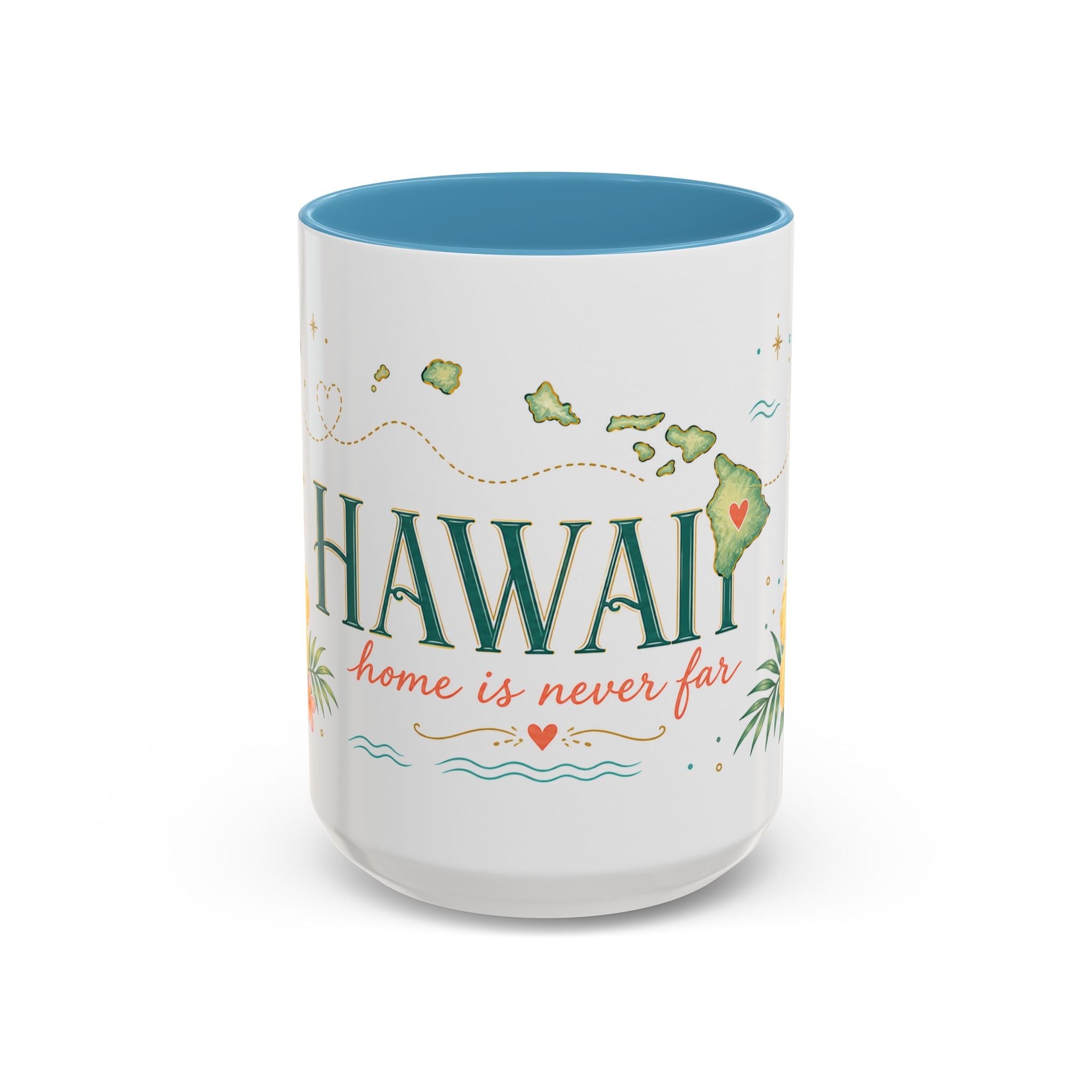 Hawaii State Map Mug | Moving Away Gift | Long Distance Friendship Coffee Cup