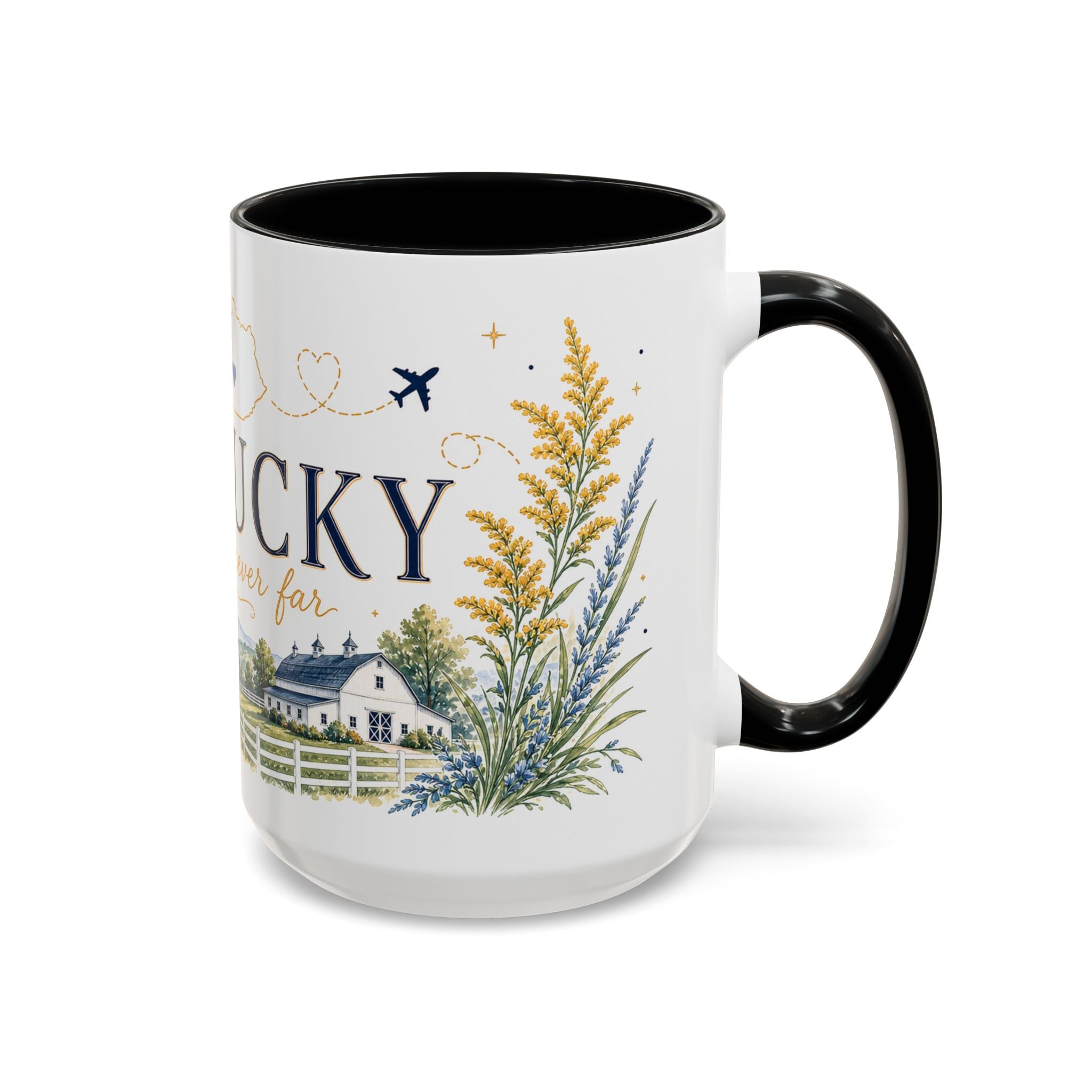 Kentucky Home State Mug | Moving Away Gift | Long Distance Friendship Coffee Cup | 11oz 15oz Accent Mug