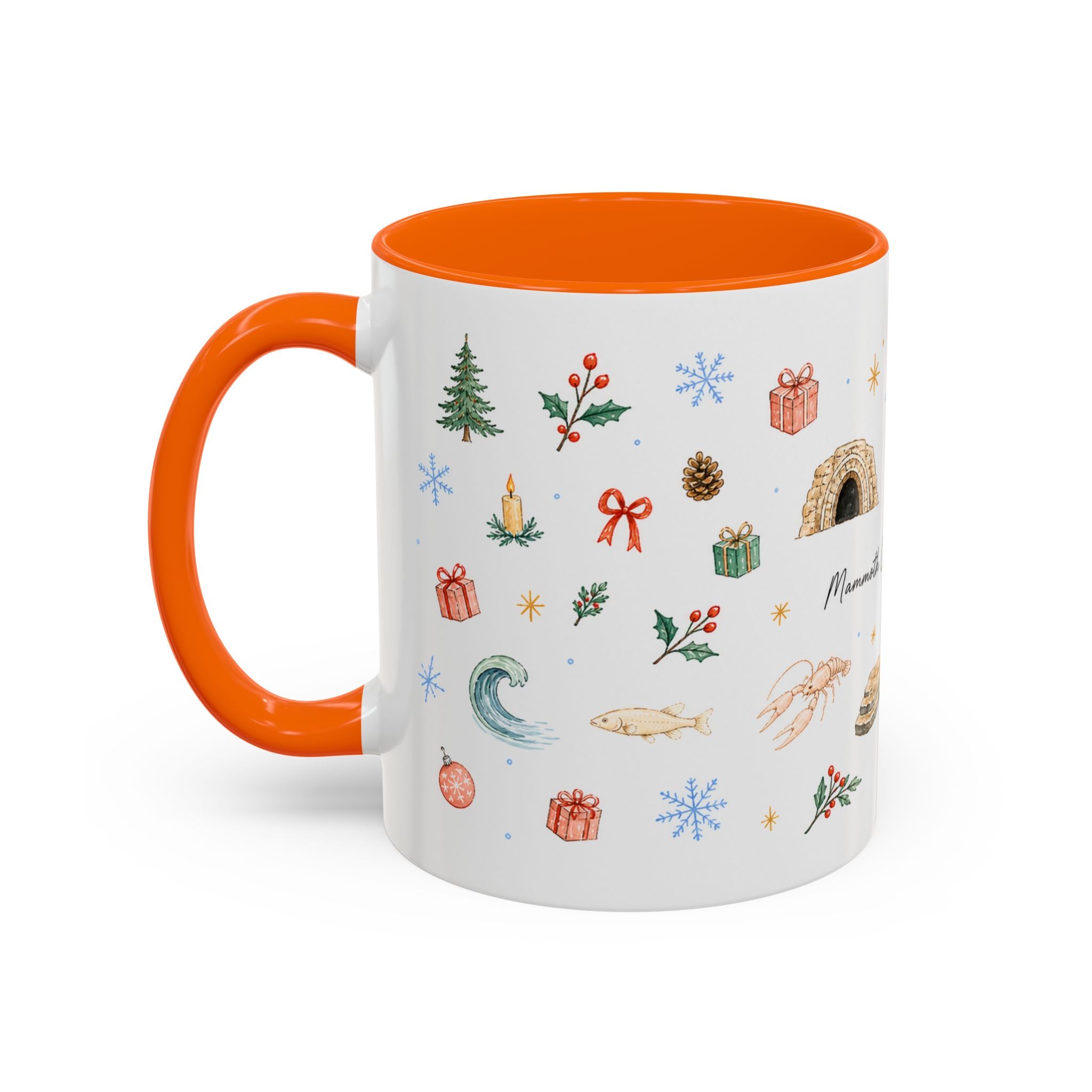 Mammoth Cave National Park Christmas Mug | Watercolor Travel Souvenir | Holiday Gift | Accent Ceramic Coffee Cup 11oz 15oz