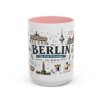 Berlin Coffee Mug | Germany Souvenir Travel Gift | Accent Color Ceramic 11oz 15oz