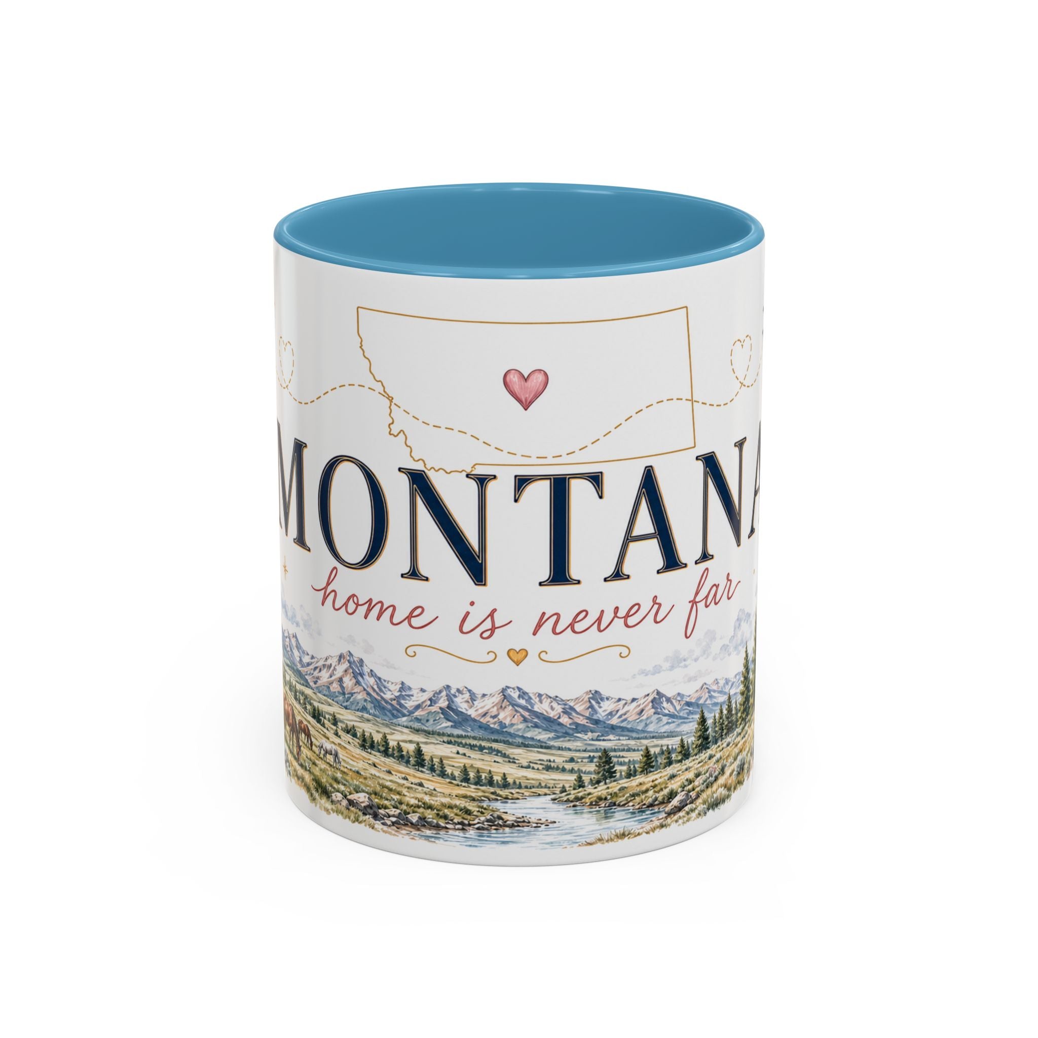 Montana Home State Mug | Moving Away, Long Distance Friendship Gift (11oz 15oz)