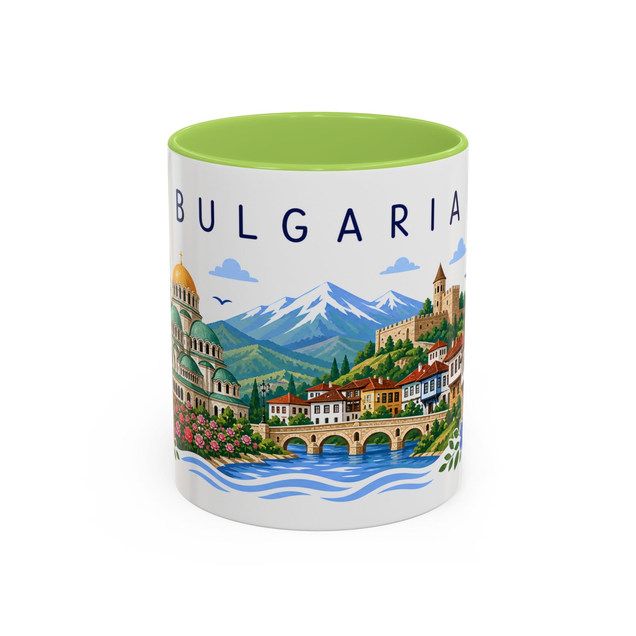 Bulgaria Coffee Mug | Travel Souvenir Accent Mug | Place Gift Ceramic Cup 11oz 15oz