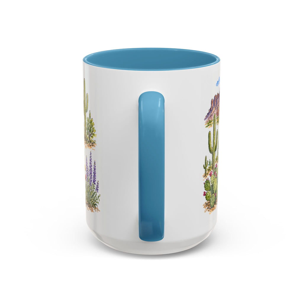 Mesa Illustrated Travel Mug | City Souvenir Accent Coffee Mug | 11oz 15oz Ceramic Cup