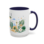 Saudi Arabia Coffee Mug | Travel Souvenir Accent Mug | Country Gift Ceramic Cup 11oz 15oz