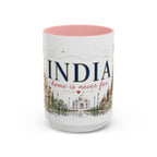 India Home Country Mug | Moving Away Gift | Long Distance Friendship | 11 oz 15 oz Accent Mug