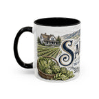 Salinas Coffee Mug | United States Travel Souvenir | Vintage Illustrated City Gift | 11 oz 15 oz Accent Mug