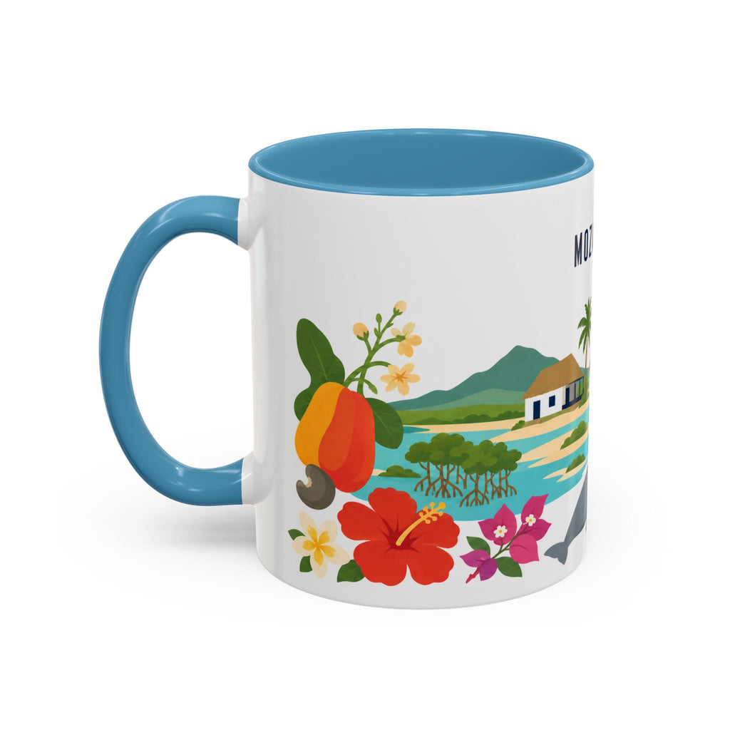 Mozambique Home Country Mug | Moving Away Gift | Long Distance Friendship | 11 oz 15 oz Accent Mug