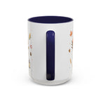 Thanksgiving Mug | Country Harvest Watercolor Gift | Pumpkin Scarecrow Accent Cup 11oz 15oz