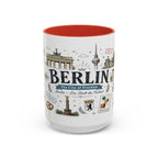 Berlin Coffee Mug | Germany Souvenir Travel Gift | Accent Color Ceramic 11oz 15oz