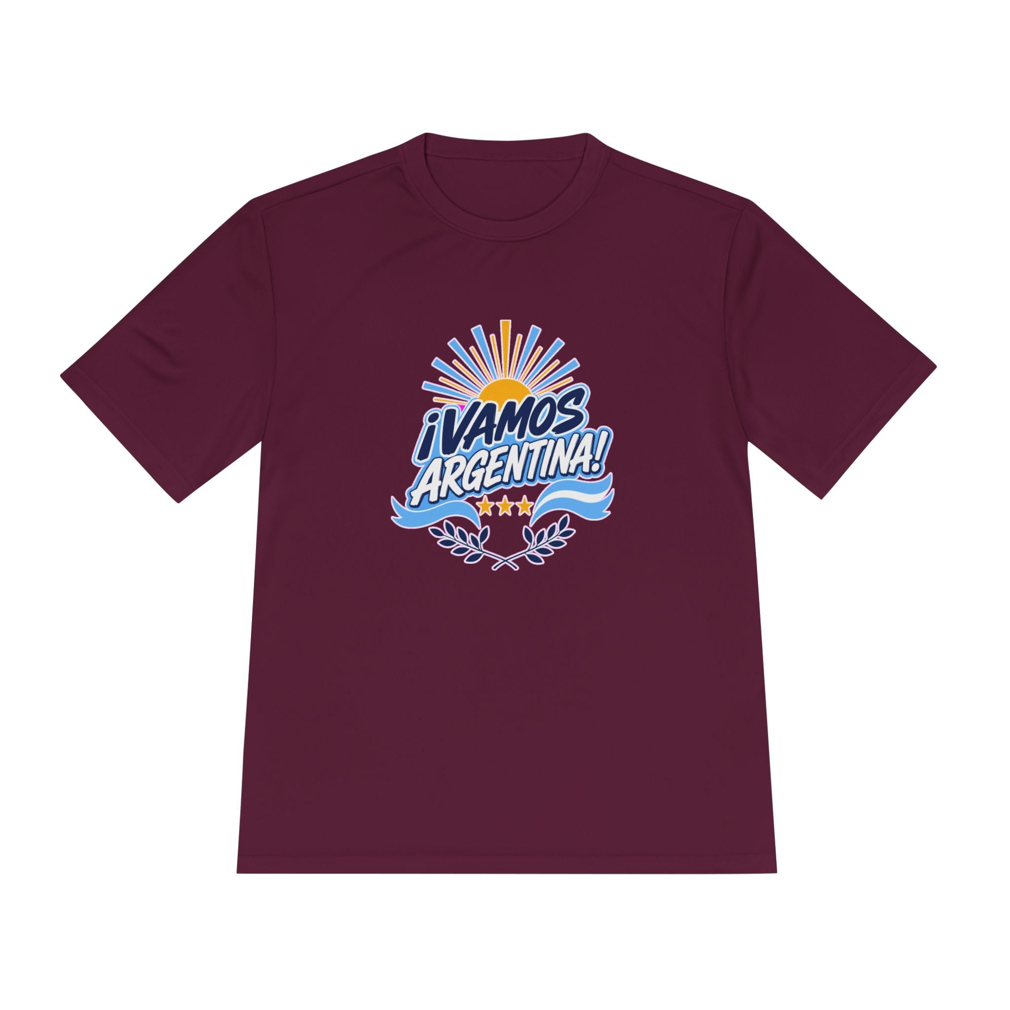 Argentina Soccer T Shirt, ¡Vamos Argentina! Tee, World Football Fan Shirt, Moisture Wicking Sport Tee