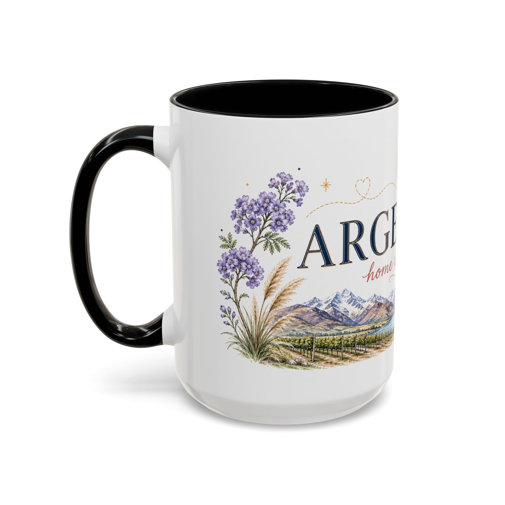 Argentina Home Country Mug | Moving Away Gift | Long Distance Friendship | 11 oz 15 oz Accent Mug
