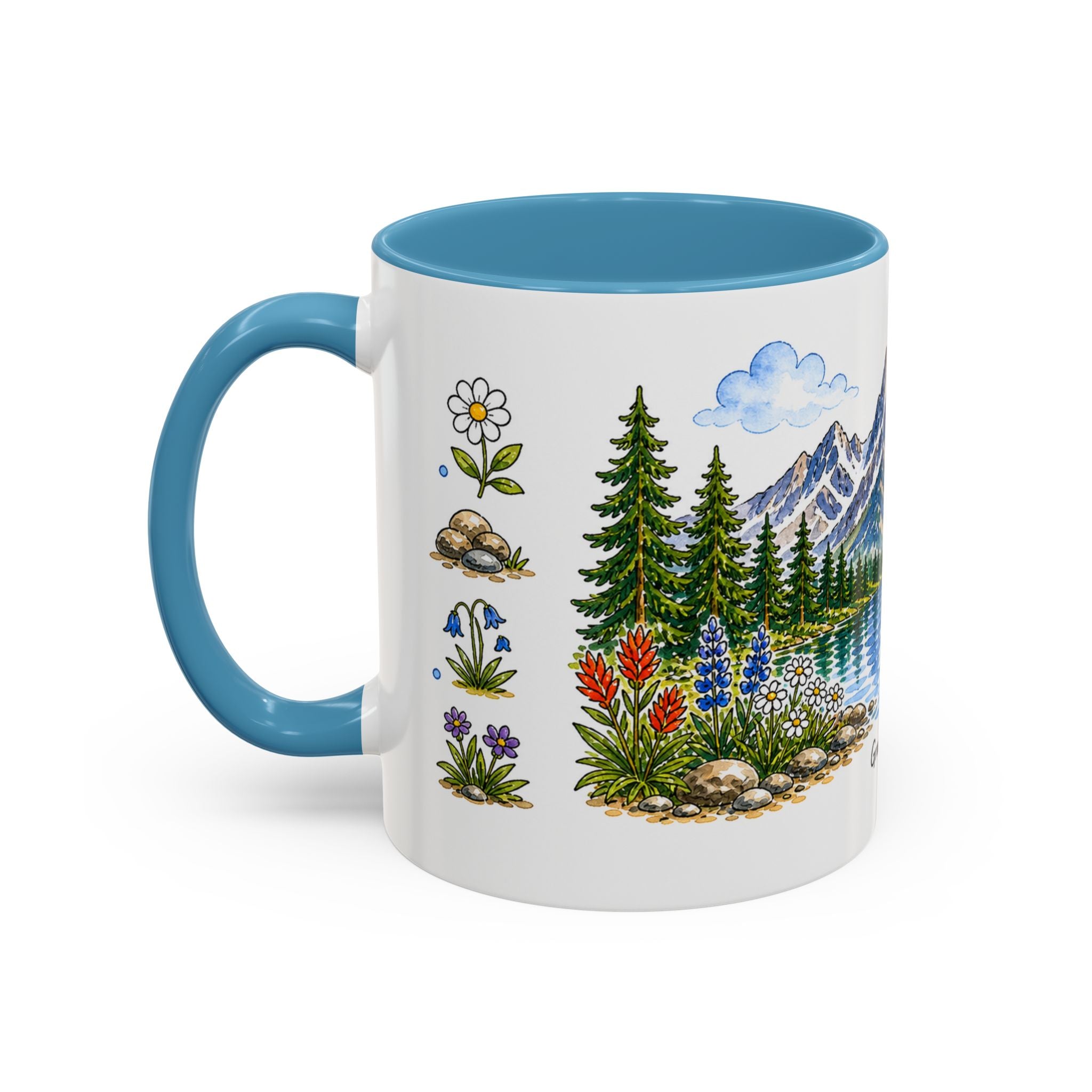 Grand Teton National Park Mug | US Travel Souvenir Accent Coffee Mug | 11oz 15oz Ceramic Cup