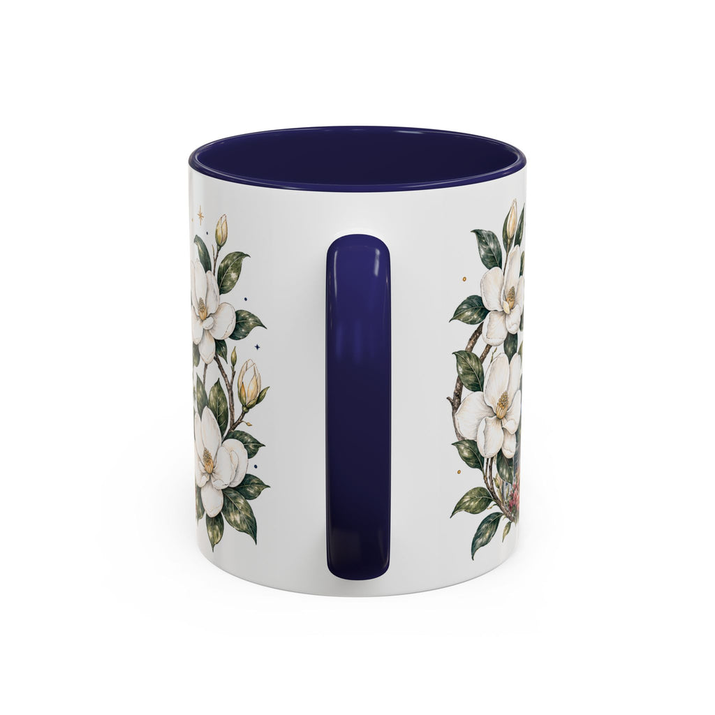Mississippi State Map Mug | Moving Away, Homesick Gift | Botanical Accent Coffee Cup