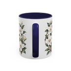 Mississippi State Map Mug | Moving Away, Homesick Gift | Botanical Accent Coffee Cup