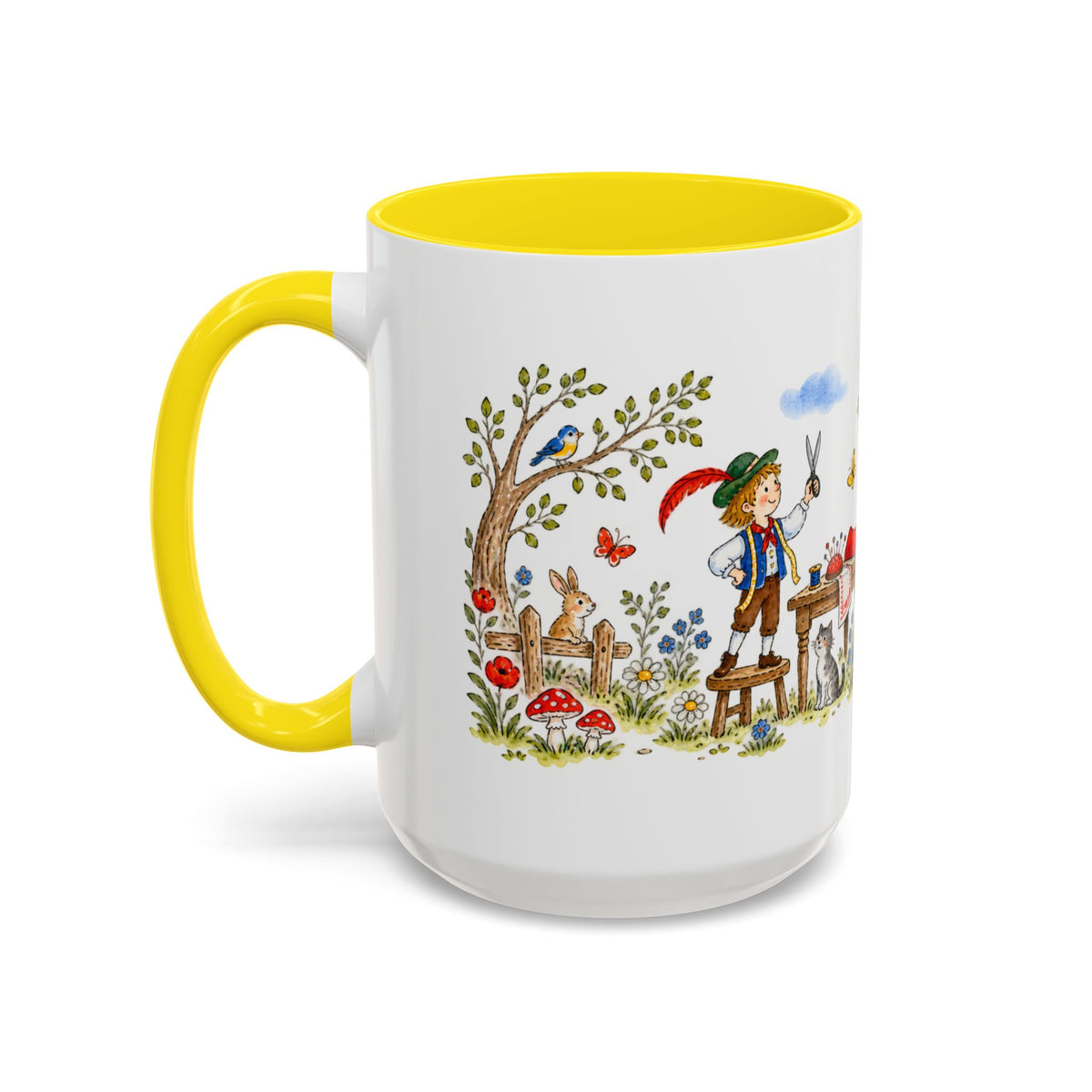The Brave Little Tailor Mug | Storybook Fairy Tale Accent Coffee Mug | EveryLegend