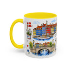 Copenhagen Travel Mug | European City Souvenir Accent Coffee Mug | 11oz 15oz Ceramic Cup