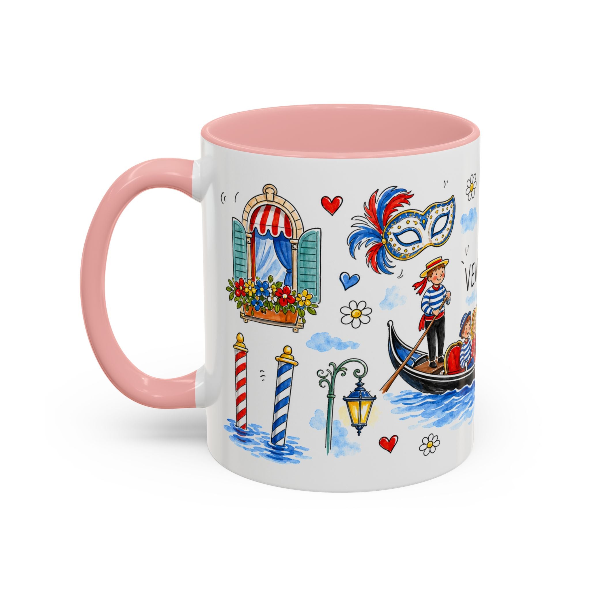 Venice Travel Mug | European City Souvenir Accent Coffee Mug | 11oz 15oz Ceramic Cup