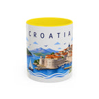 Croatia Coffee Mug | Travel Souvenir Accent Mug | Place Gift Ceramic Cup 11oz 15oz