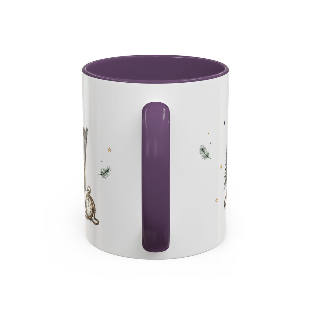 Grandpa's Stories Are The Best Coffee Mug | Gift From Grandkids | Accent Color Ceramic 11oz 15oz