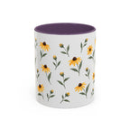 Maryland Black-eyed Susan Mug, State Flower Floral Coffee Cup, 11oz Botanical Gift
