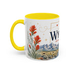Wyoming Home State Mug | Moving Away Gift | Long Distance Friendship Coffee Cup | 11oz 15oz Accent Mug