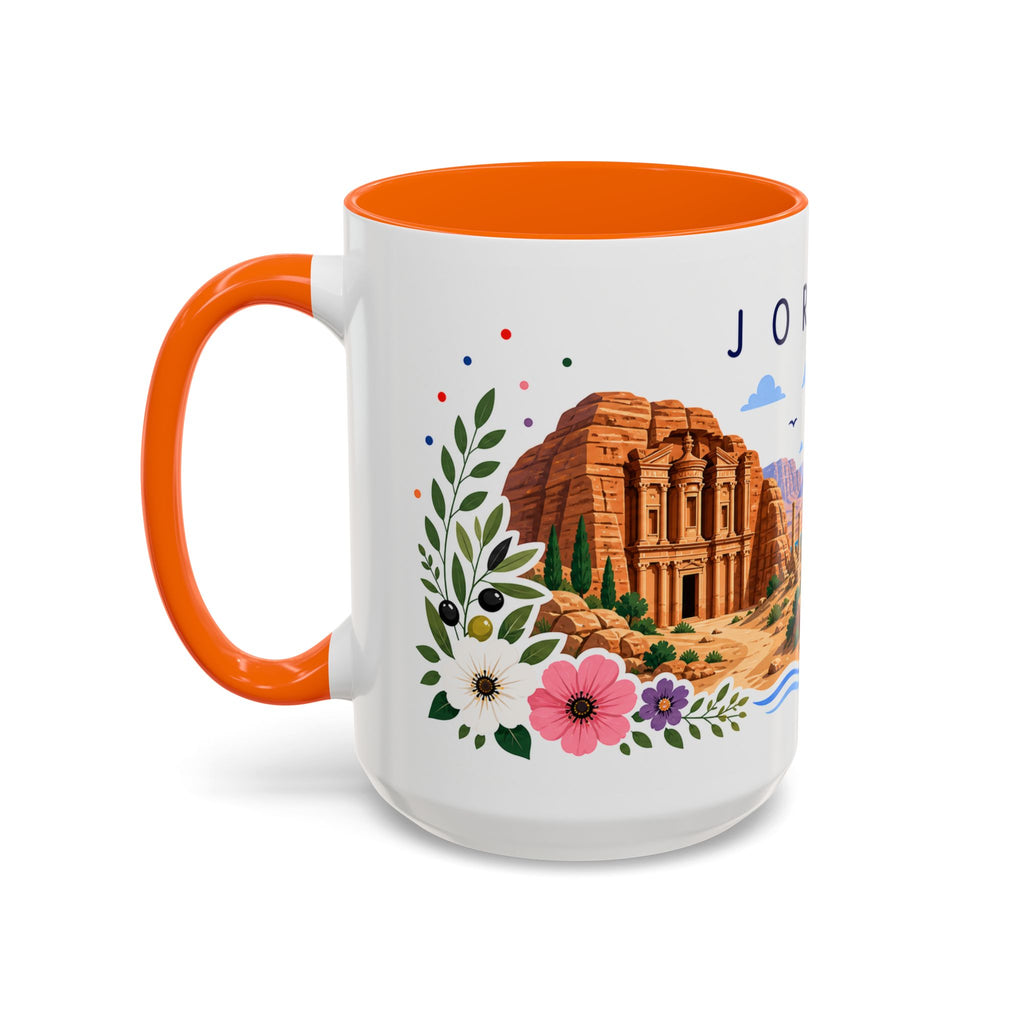 Jordan Coffee Mug | Travel Souvenir Accent Mug | Place Gift Ceramic Cup 11oz 15oz