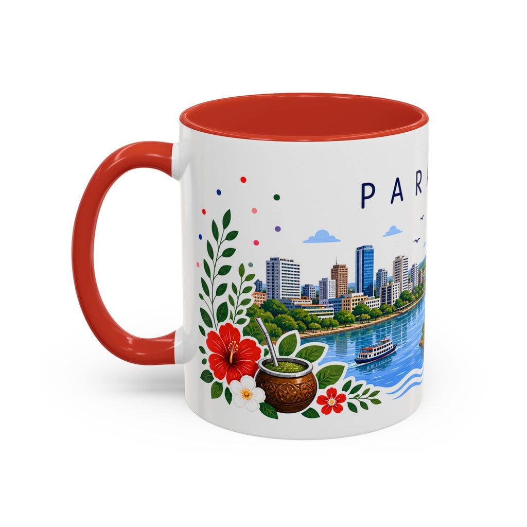 Paraguay Coffee Mug | Travel Souvenir Accent Mug | Place Gift Ceramic Cup 11oz 15oz