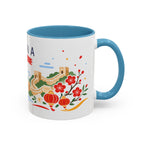 China Coffee Mug | Travel Souvenir Accent Mug | Country Gift Ceramic Cup 11oz 15oz