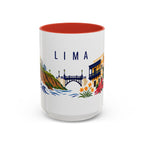 Lima Coffee Mug | Peru Travel Souvenir | Porcelain Decal City Gift | 11oz 15oz Accent Mug
