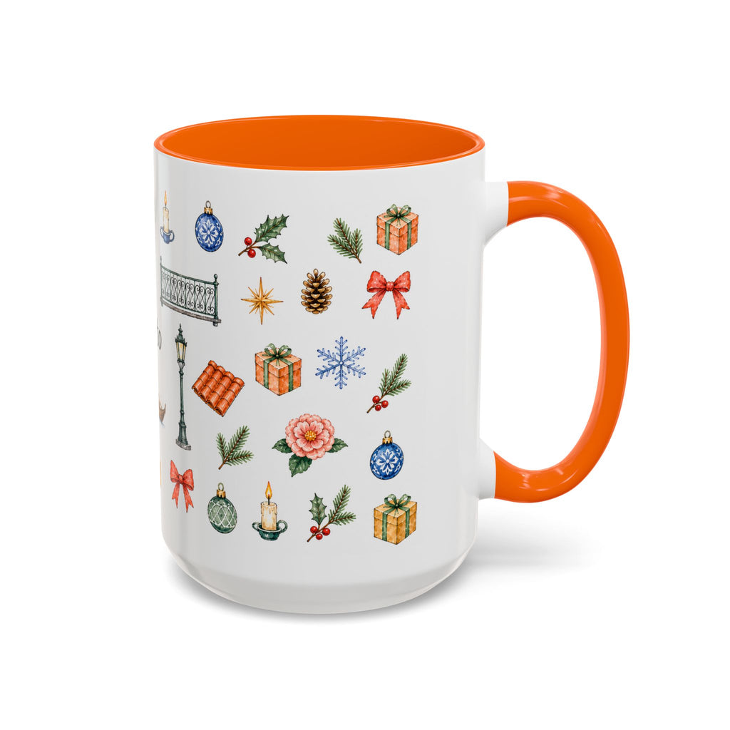 Porto Christmas Mug | Watercolor City Souvenir, Travel Gift (11oz/15oz)