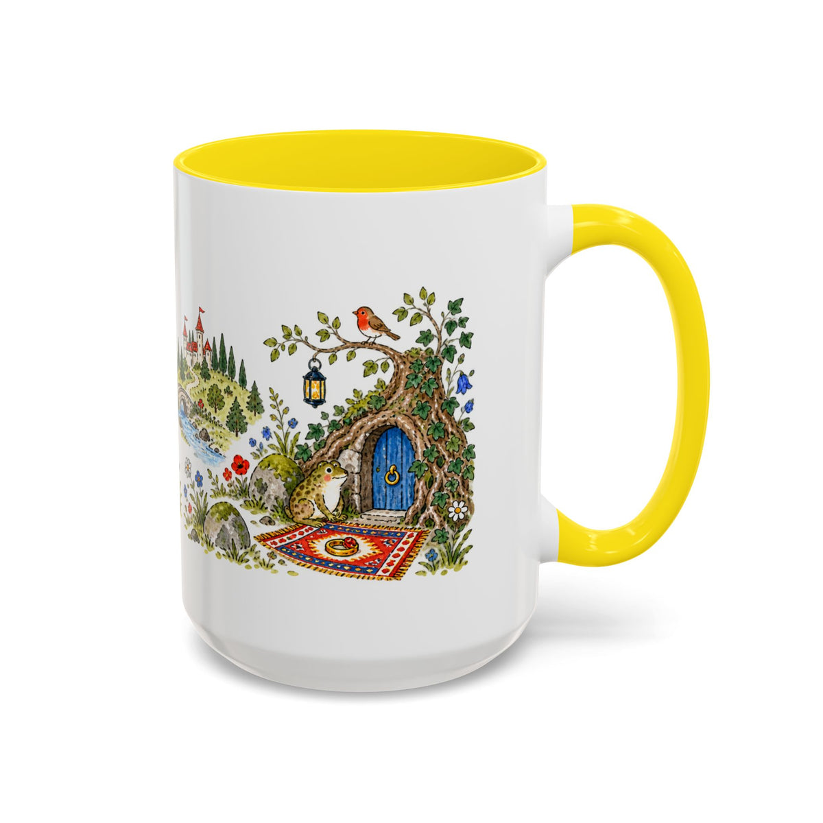 The Three Feathers Mug | Storybook Fairy Tale Accent Coffee Mug | EveryLegend