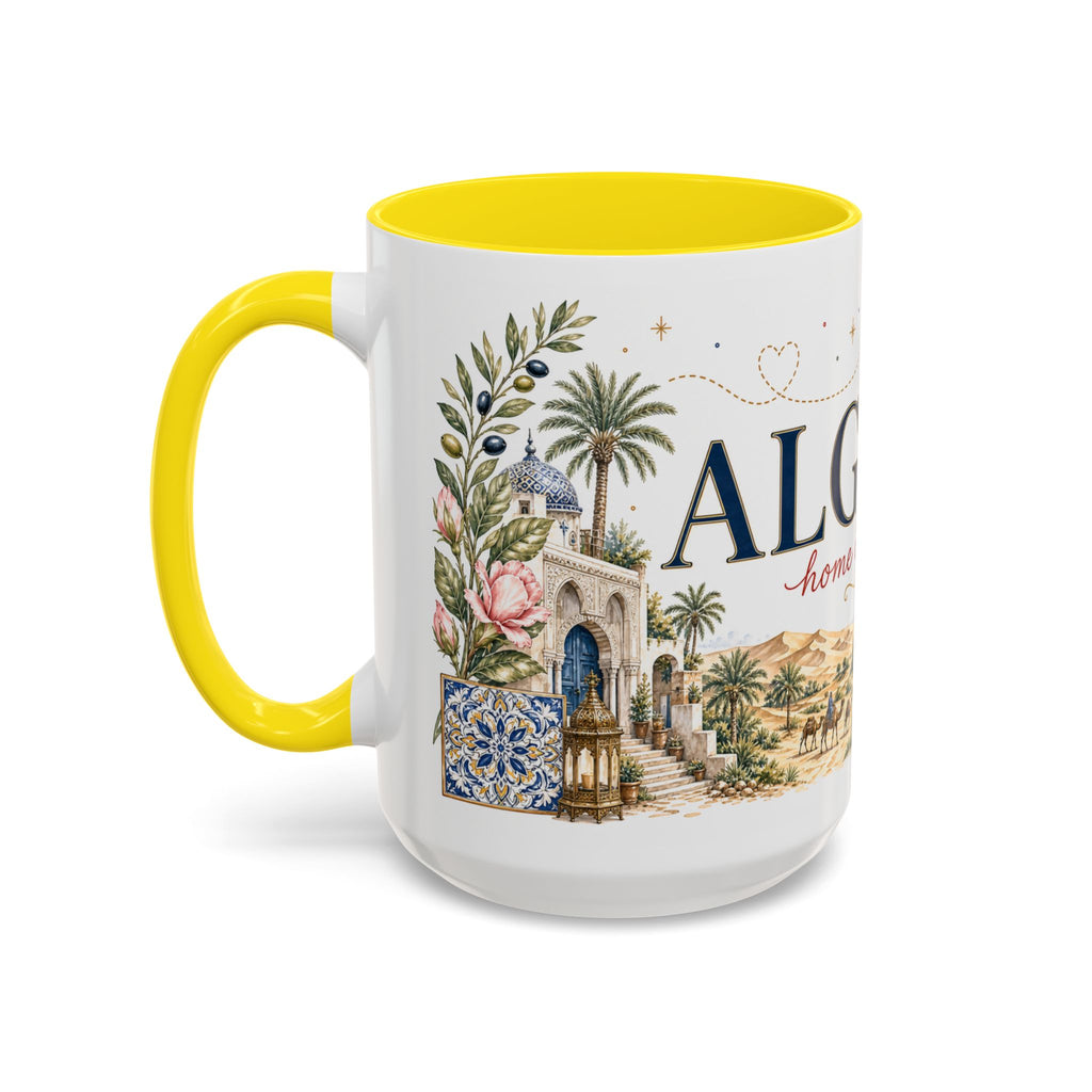 Algeria Home Country Mug | Moving Away Gift | Long Distance Friendship | 11 oz 15 oz Accent Mug