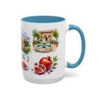 Granada Illustrated Travel Mug | City Souvenir Accent Coffee Mug | 11oz 15oz Ceramic Cup