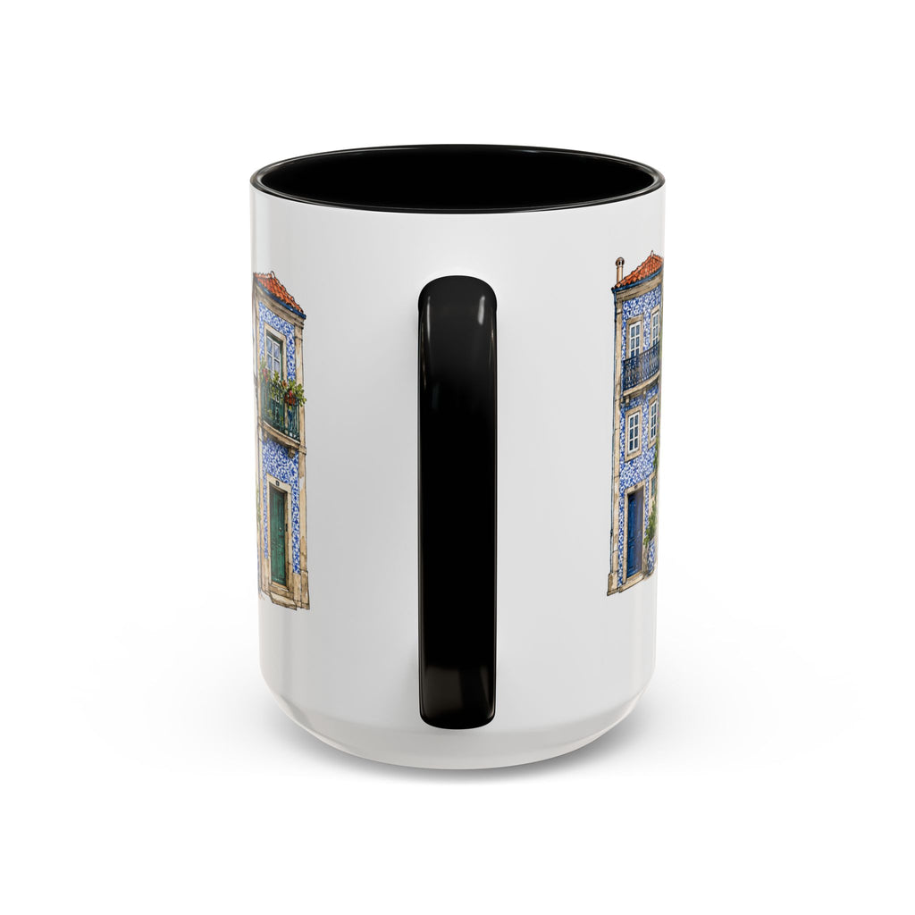 Porto Illustrated Travel Mug | City Souvenir Accent Coffee Mug | 11oz 15oz Ceramic Cup