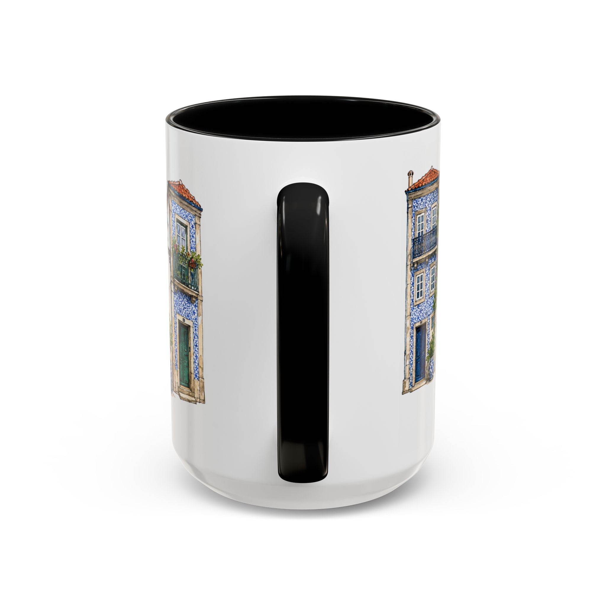Porto Illustrated Travel Mug | City Souvenir Accent Coffee Mug | 11oz 15oz Ceramic Cup