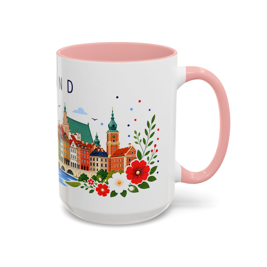 Poland Coffee Mug | Travel Souvenir Accent Mug | Place Gift Ceramic Cup 11oz 15oz
