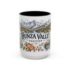 Hunza Valley Mug, Pakistan Travel Souvenir, Bucket List Gift, Accent Ceramic Coffee Mug 11oz 15oz