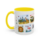 Nairobi Coffee Mug | Postage Stamp Collage Mug | Travel Souvenir Accent Cup 11oz 15oz