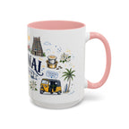 Chennai Coffee Mug | India Souvenir Travel Gift | Accent Color Ceramic 11oz 15oz