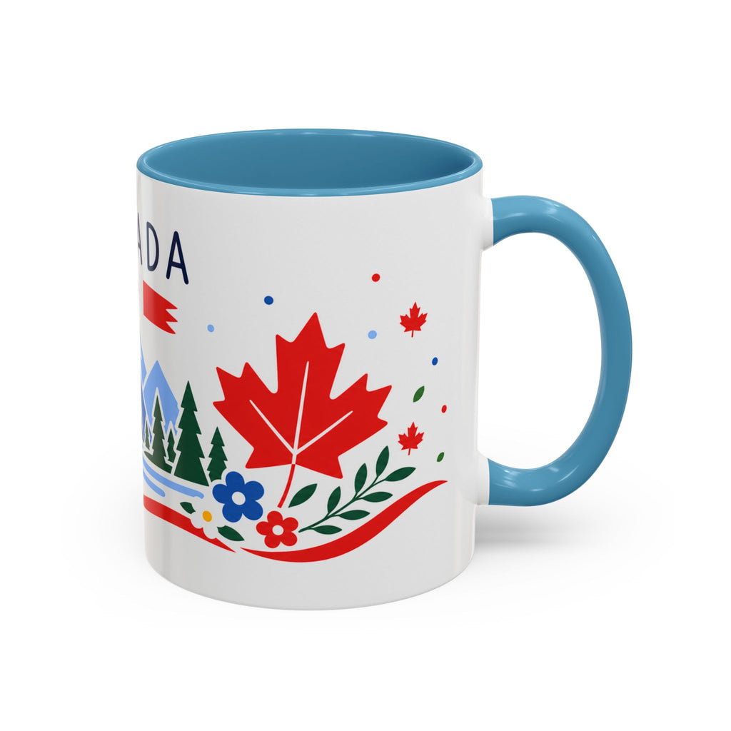 Canada Coffee Mug | Travel Souvenir Accent Mug | Country Gift Ceramic Cup 11oz 15oz