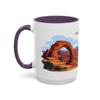 Canyonlands National Park Coffee Mug | Solid Color Block Park Souvenir | 11oz 15oz Accent Mug